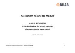 Assessment Knowledge Module