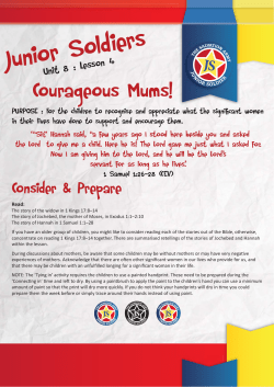 Courageous Mums - The Salvation Army