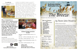 by Pastor John Woodrow - Gulfview United Methodist Church