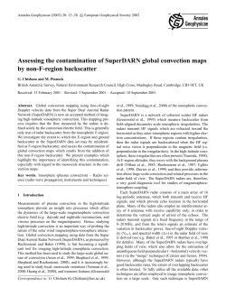 Assessing the contamination of SuperDARN global convection