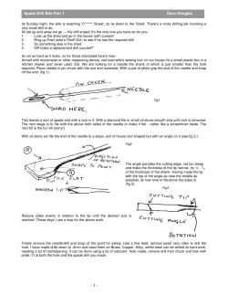 Spade Drill Bits Part 1 Dave Douglas