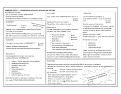 Yr 11 English revision mat