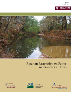 Riparian Restoration on Farms and Ranches in Texas