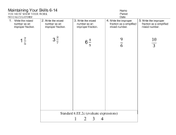 Maintaining Your Skills 6-14