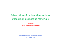 Adsorption - indico in2p3