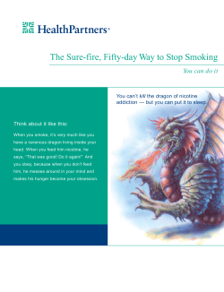 The Sure-fire, Fifty-day Way to Stop Smoking