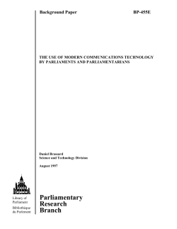 Library of Parliament - Bibliothèque du Parlement