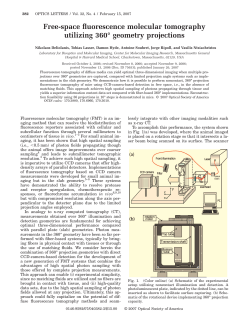 Free-space fluorescence molecular tomography utilizing 360