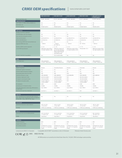 CRMX OEM specifications