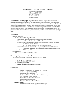 Curriculum Vitae ( PDF )