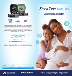 Health Facts Gestational Diabetes