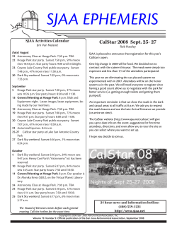 the monochrome print version - San Jose Astronomical Association