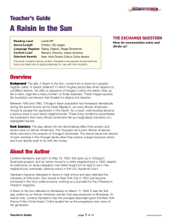 A Raisin in the Sun