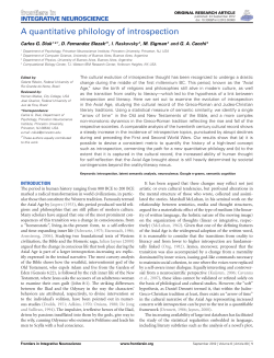 A quantitative philology of introspection