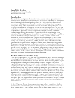 Sensibility Design - Industrial Designers Society of America