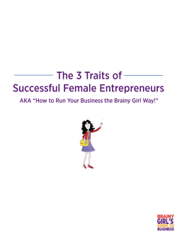 right here - Brainy Girls Guide To Business