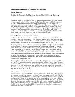 Heavy-Ion Physics - Institut f&uuml;r Theoretische Physik