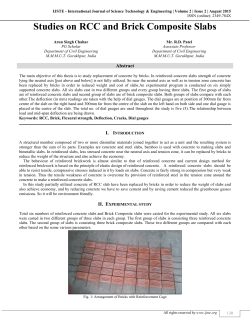 Studies on RCC and Brick Composite Slabs
