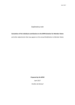 Calculating Member State contributions