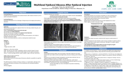 Multilevel Epidural Abscess After Epidural Injection