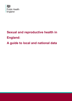 PHE standard publication template