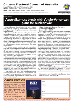 Australia must break with Anglo-American plans for nuclear war