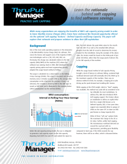 Learn the rationale behind soft capping to find