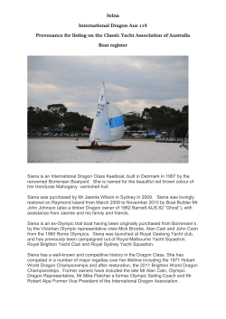 Seina International Dragon Aus 118 Provenance for listing on the