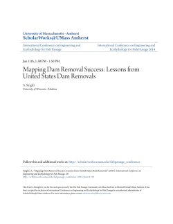 Mapping Dam Removal Success: Lessons from United States Dam