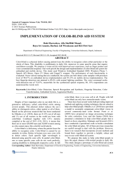 implementation of color-blind aid system