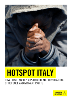 how eu`s flagship approach leads to violations of refugee and