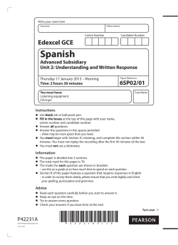 (6SP02) - January 2013 - Edexcel