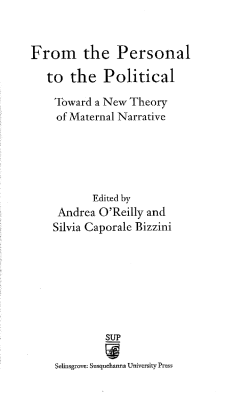 From the Personal to the Political