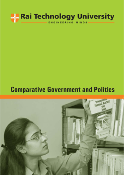 Comparative Government and Politics