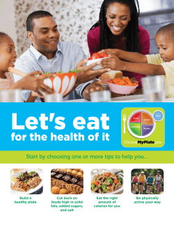 MyPlate Nutrition Information