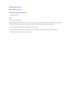 Illustrative Mathematics 5.NF.A Measuring Cups