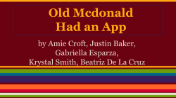 Old Mcdonald Had an App