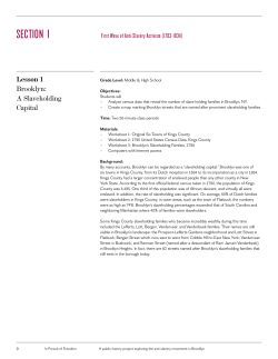 Lesson 1 - In Pursuit of Freedom