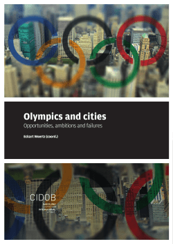 Olympics and cities