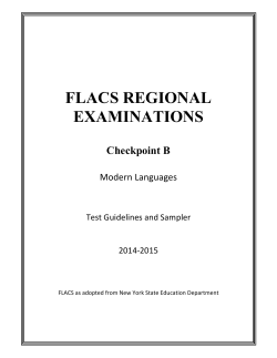 Task - flacs