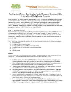 ED Brief - Common Table Health Alliance