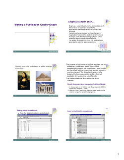 Making a Publication Quality Graph