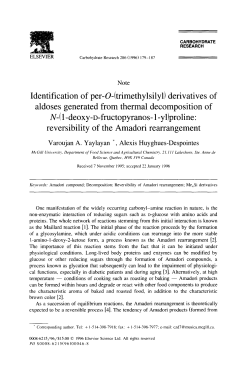 Identification of per-O-(trimethylsilyl) derivatives of aldoses