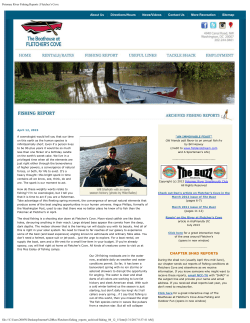 Potomac River Fishing Reports | Fletcher`s Cove