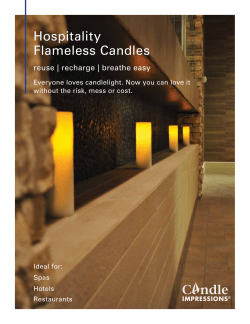 Hospitality Flameless Candles