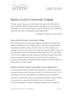 CASE STUDY Bucks County Community College