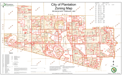 City of Plantation Zoning Map