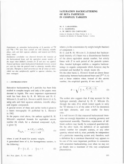 saturation backscattering of beta particles in complex targets