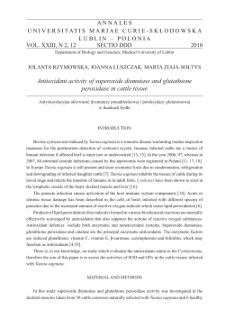 Antioxidant activity of superoxide dismutase and glutathione