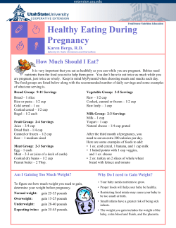 Healthy Eating During Pregnancy - Utah State University Extension